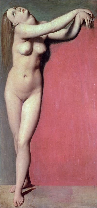 Angelique, ca.1819 door Jean Auguste Dominique Ingres